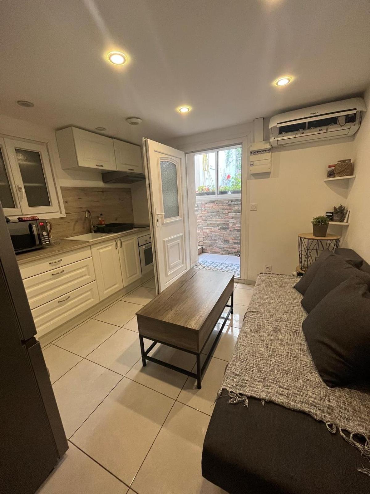 Jolie Appartement Nice Proche Mer Et Aeroport Une Chambre Plus Salon Avec Cuisine 外观 照片